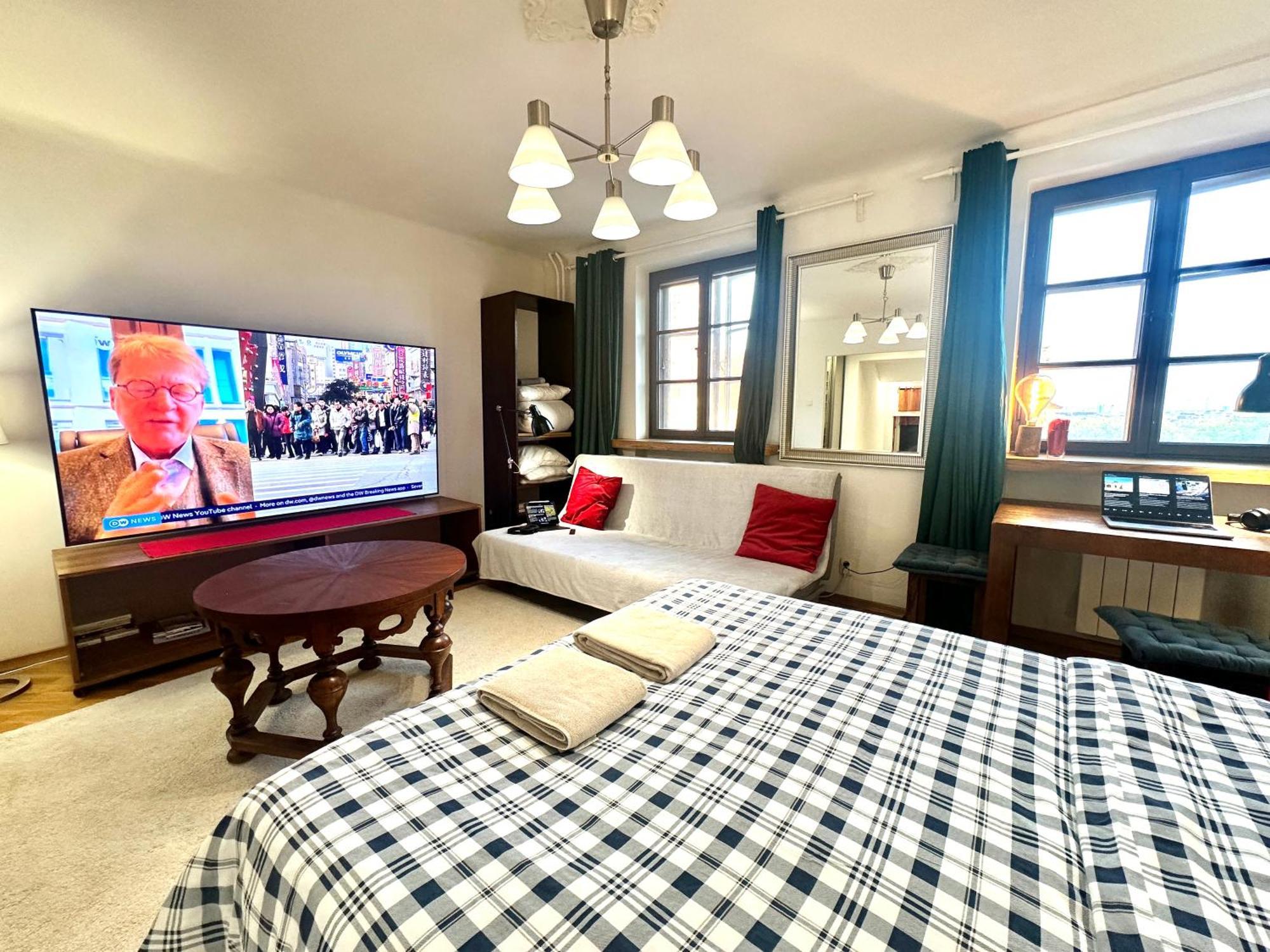 Old Town Best View Wifi 300 Mb/S Huge Screen Netflix Appletv Amazontv Varsavia Esterno foto